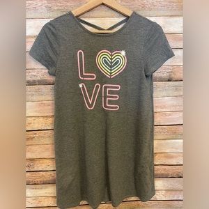 Girls Grayson Social "LOVE" Dress Size XL